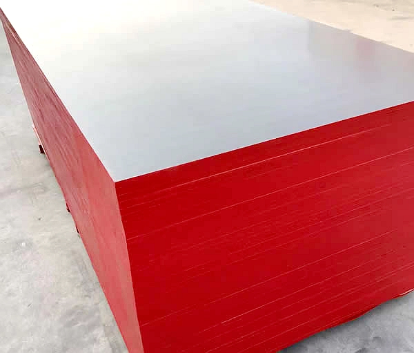 Film-coated building formwork