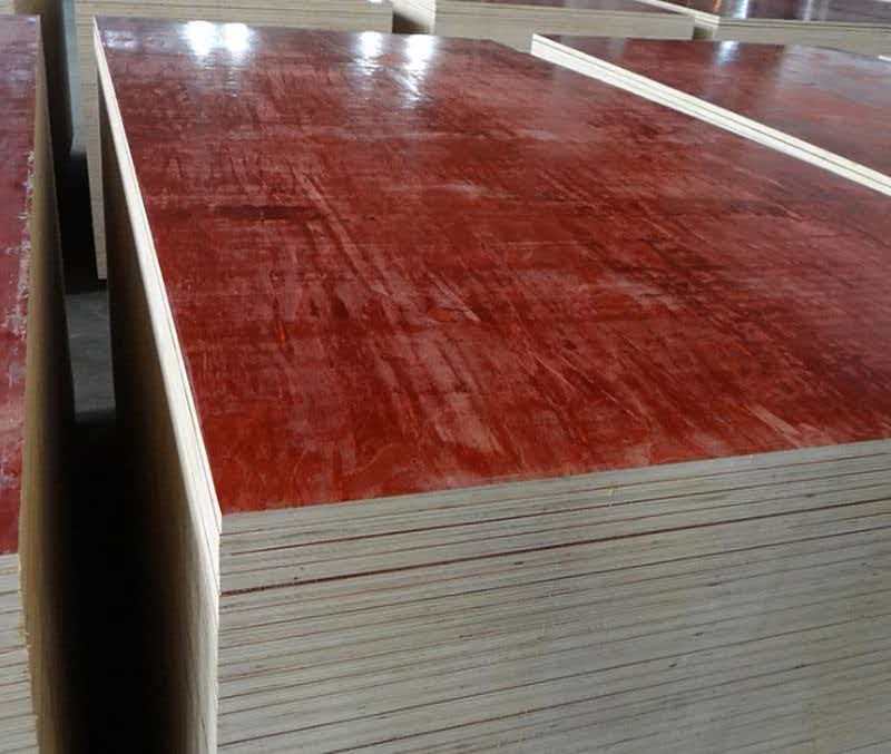 Film-coated building formwork